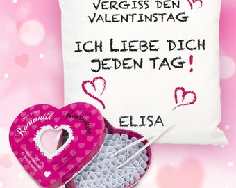 Valentinstags Set mit Liebes - Losbox