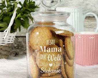 Keksglas für Mama - mit Personalisierung