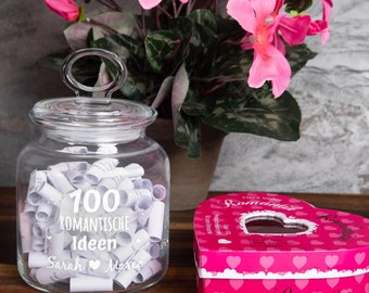 Candy jar for lots - love in a jar - personalized