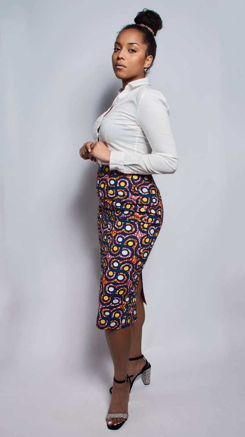 Ayanna Pencil Skirt/office skirt/Ankara skirt/African print skirt/pencil skirt/gift/church wear/formal wear image 6