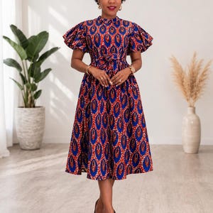stylish ankara short dresses Latest and Simple for Ladies This beautiful piece is made with 100% African wax cotton Classic Ankara Trendy Short Gowns