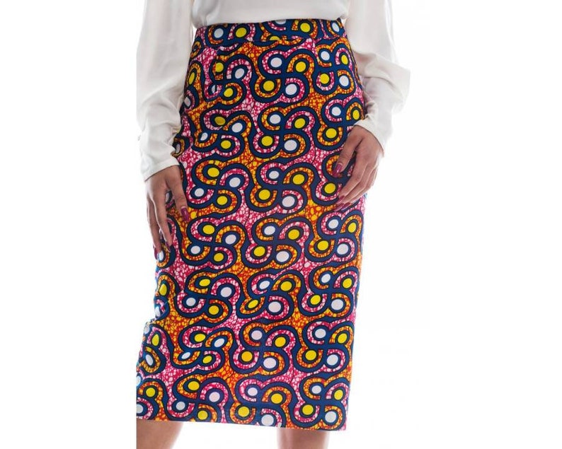 Ayanna Pencil Skirt/office skirt/Ankara skirt/African print skirt/pencil skirt/gift/church wear/formal wear image 3