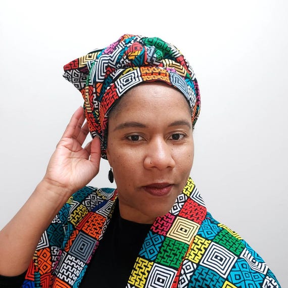 African Headwrap, African Print Headwrap, Natural Hair Accessories