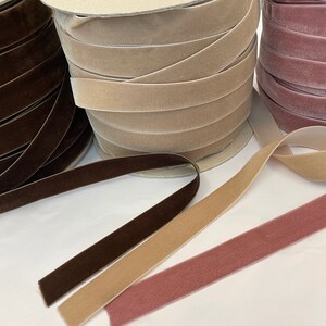 Swiss Velvet 7/8&quot; wide
