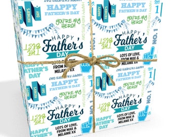 Download Fathers Day Wrapping Etsy