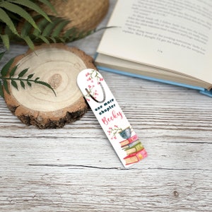 Personalised Aluminium Book Mark - 12.5cm long - Choose design