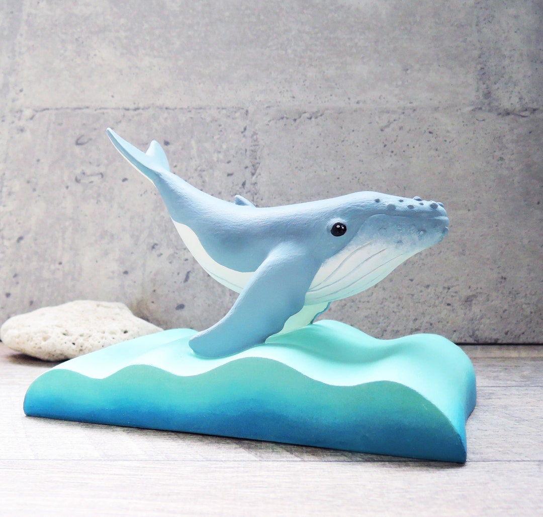 Escultura De Tiburón Tallada En Madera - Decoración Náutica Para Pared, Estilo Playero Y Rústico
