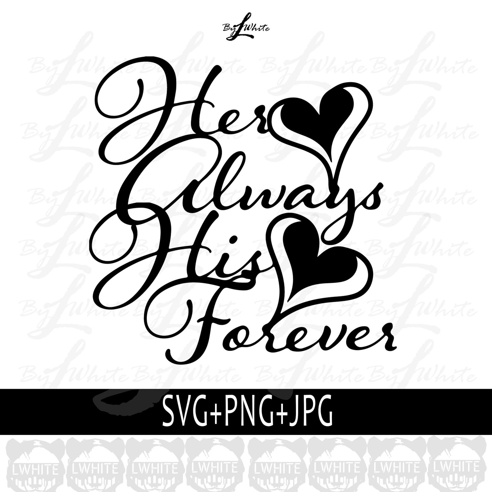 His and Her SVG His and Her Clipart Relationship love Etsy Australia