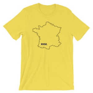 France Ride Tee | Tour de France in yellow