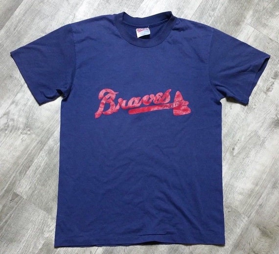 atlanta braves throwback t shirt