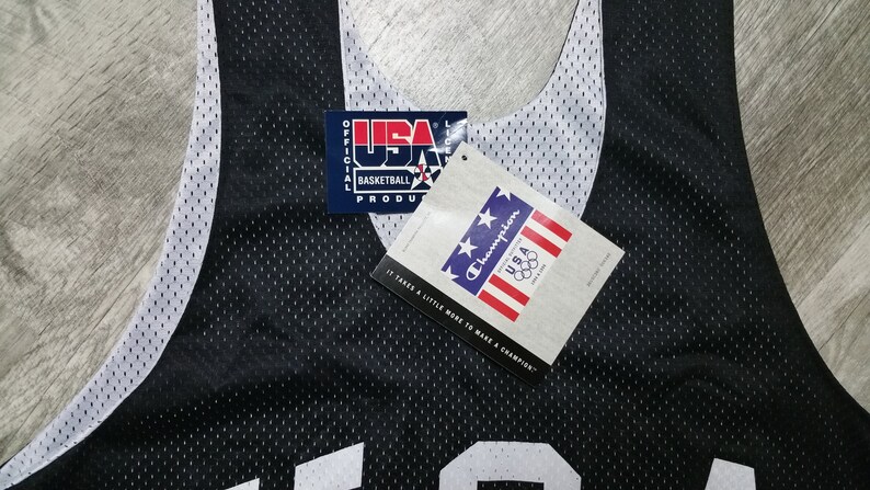 Vintage Champion USA Basketball Jersey size XL Sprite Olympics Dream Team NWT