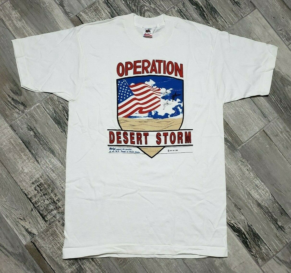 Vintage desert storm t shirt Clearance