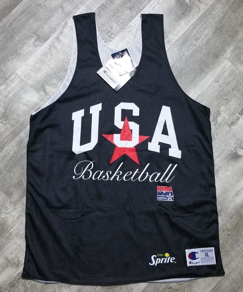 Vintage Champion USA Basketball Jersey size XL Sprite Olympics Dream Team NWT