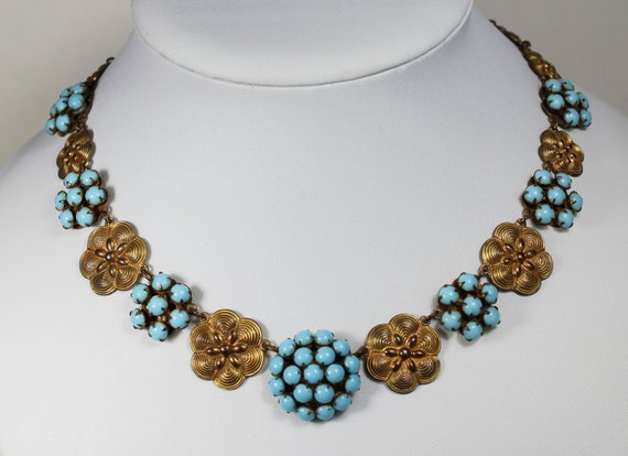 1930s Fishel Nessler choker necklace, handsome de… - image 1