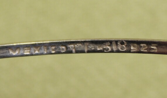 14 SILVER inter-locking, connected bangles, stamp… - image 4