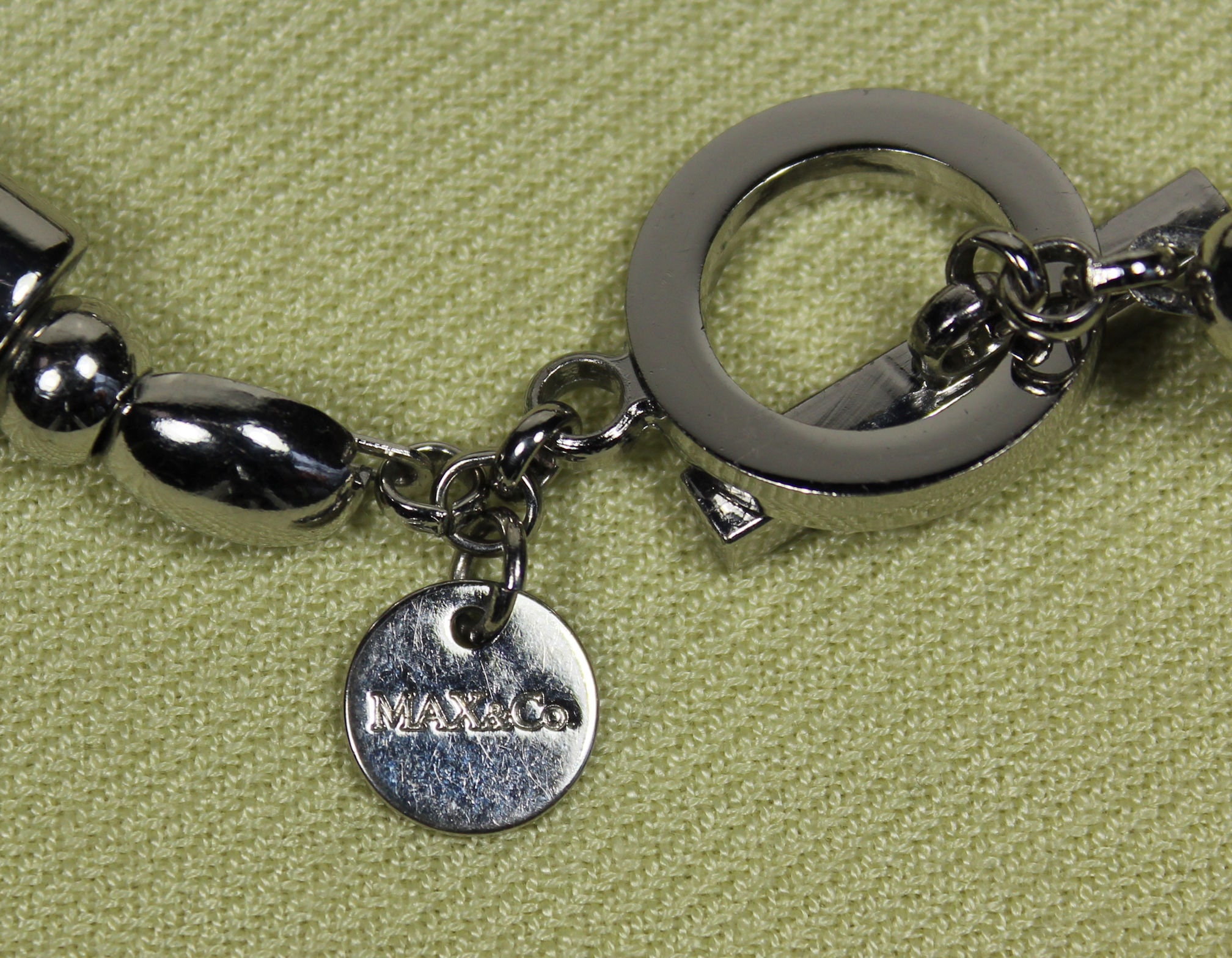 Max&co. NECKLACE, Italian, Bold, Funky Design, 1980s, Hand Made 