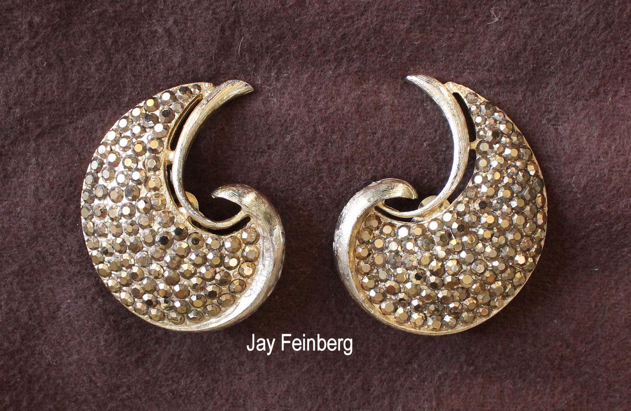 Large Gold Swirl Earrings Set - Etsy