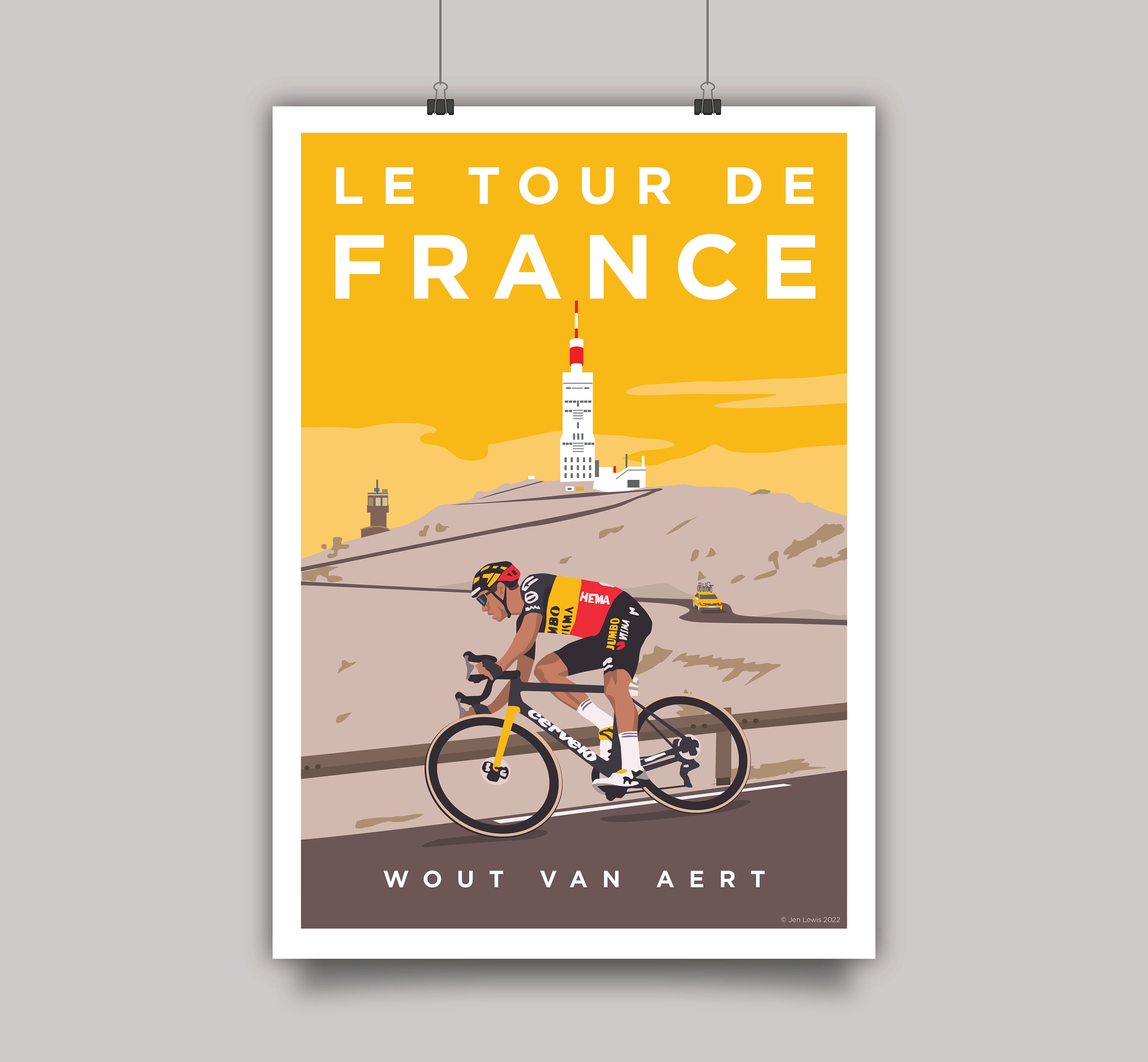 Tour De France Daily Poster Book Limited Edition 