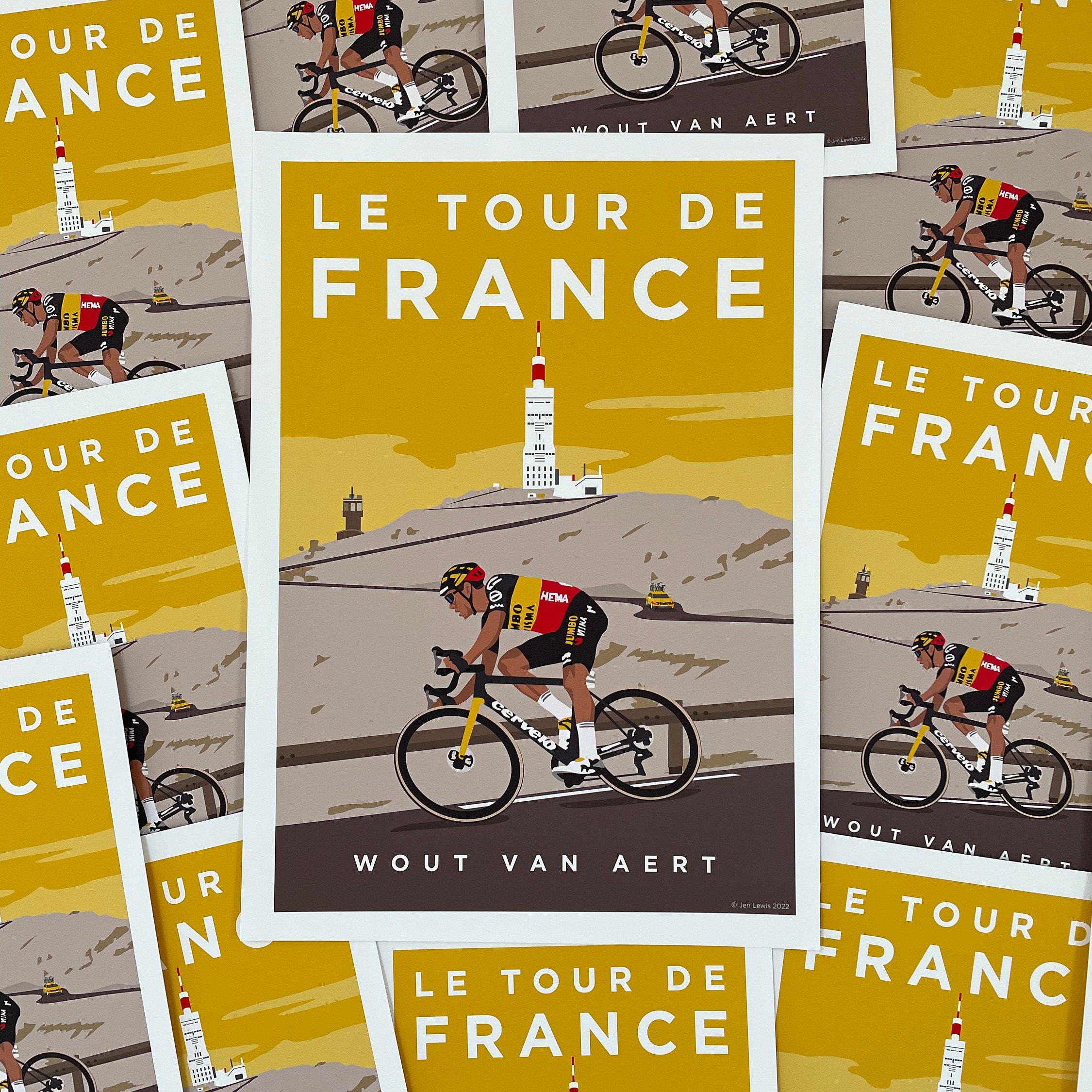 Discover Tour De France Affiche