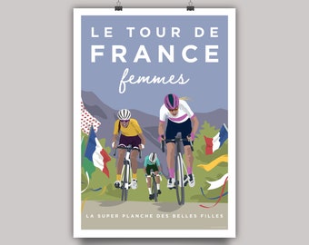 Tour de France Femmes Cycling Print