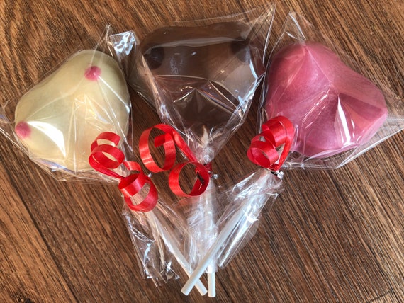 Seins en chocolat, seins, sucettes de seins avec des tétons Popping Candy  pour la fête des pères, cadeaux d'anniversaire pour petits amis, vendus  séparément -  Canada