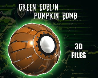 Green Goblin Pumpkin Bomb 3D Files