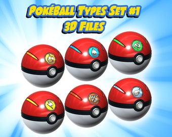 Pokeball Types Set 1 Etsy