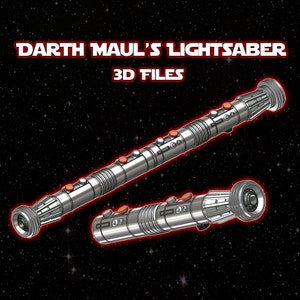 Darth Maul Light Saber 3D Files