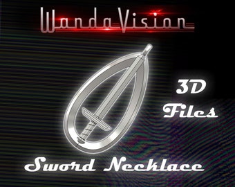 WandaVision S.W.O.R.D Necklace 3D Files