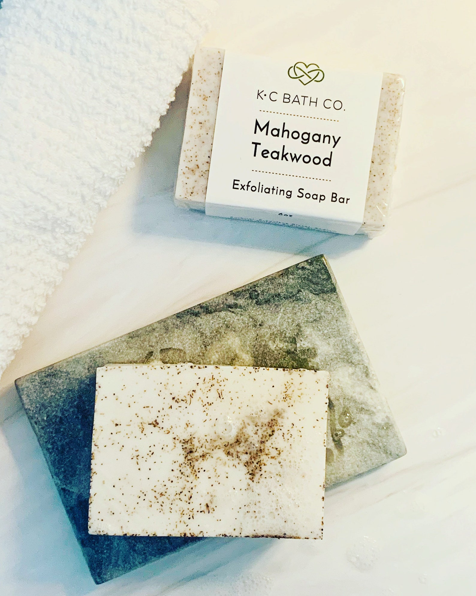 mahogany teakwood soap
