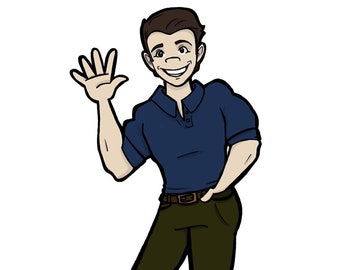 Custom Single Person Cartoon