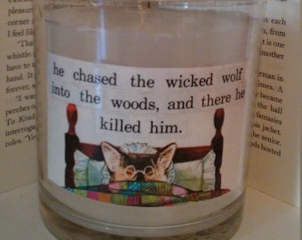 Little Red Riding Hood Wolf Candle