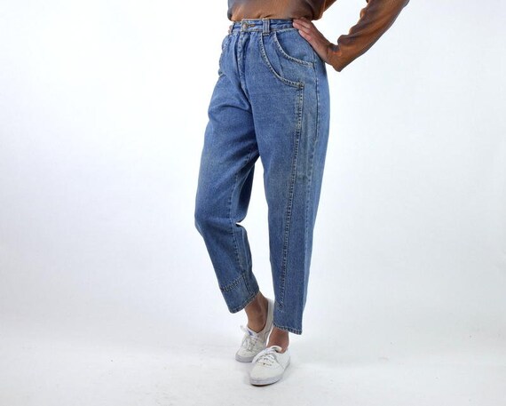 high waisted mum jeans