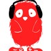 Red Song Bird Sticker 5 Stickers in a Pack - Etsy