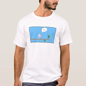 Little Poopy Bird camiseta de dibujos animados