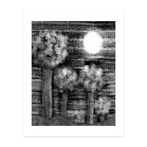 Our Home in the Forest Fairytale Art Print Poster