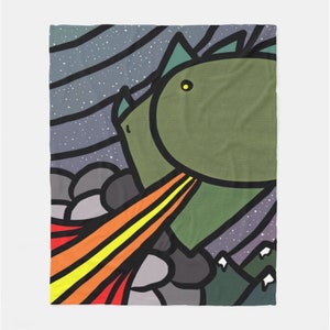 Dragon Fire Fleece Blanket 50&quot;x60&quot;