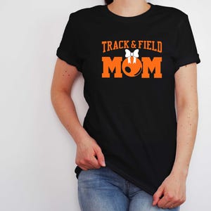 Shot Put Thrower Track and Field Mom T-Shirt, Track Field Shirt, Shot Put Mom Bow Shirt, Thrower Mom T-Shirt, Track and Field Coquette Shirt