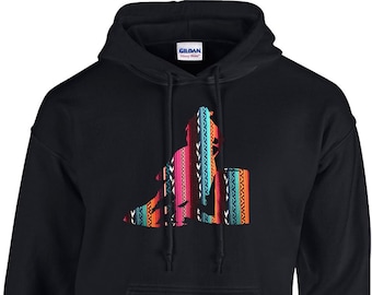 Serape Barrel Racing Hoodie, Barrel Racing Horse Hoodie, Barrel Racing Unisex Hoodie, Horse Hoodie