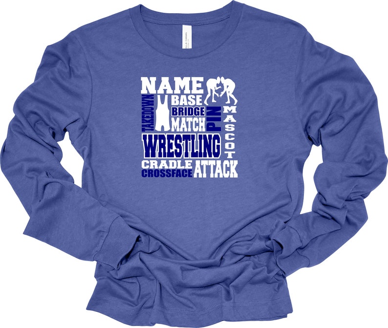 Custom Text Compression Shirt - Long Sleeve MMA BJJ Wrestling Gear