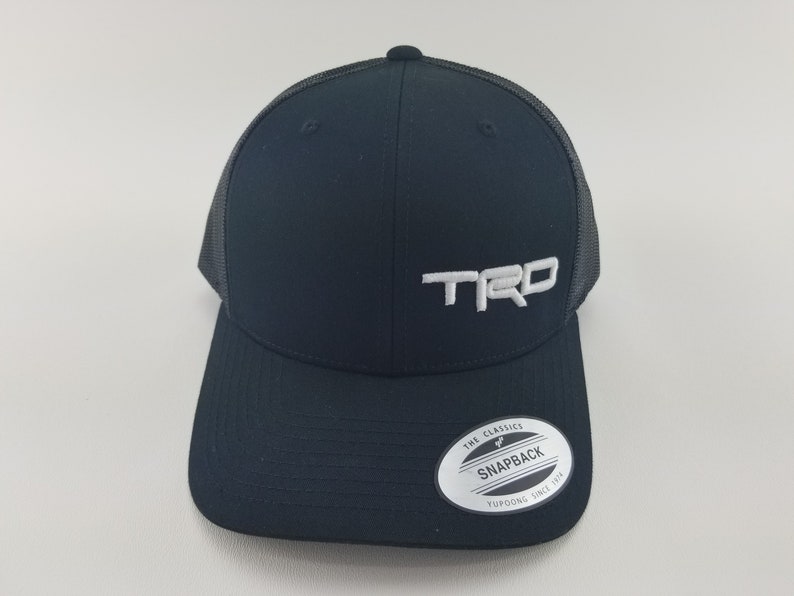 TRD Hat Trucker Hat TRD Toyota Tundra Trd Off Road Black Etsy