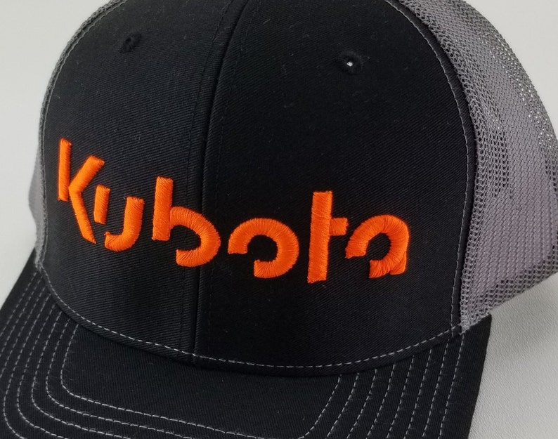 Kubota Tractor hats Custom Kubota trucker hat rancher gift Etsy