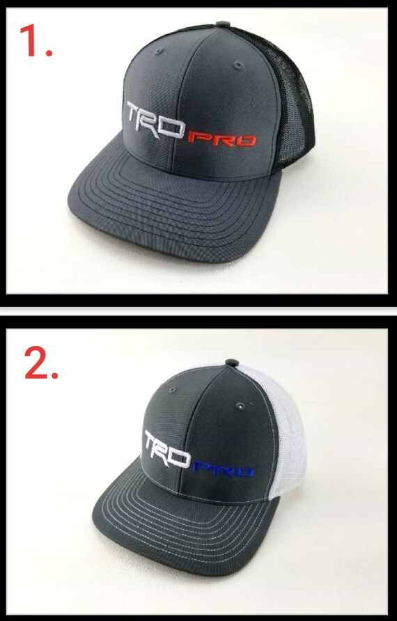 Tacoma TRD PRO TOYOTA Tundra Trucker BALL CAP HAT Custom TRD 3D 4-Runner