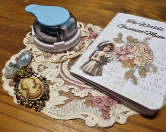 Multifunctional Paper rounding Punch, 3 in 1 Page Corner Rounder on sizes R4 R7 & R10, Corner trimming Paper Punch, 3 sized Paper Punch