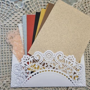 Special Paper Assortment / Textured Paper Bundle / Collage Paper Set / Paper Pack / Scrapbook Paper / Journal Paper / Collage Kit