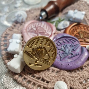 Wax Seal Gift Set/ Vintage Wax Seal Stamp Set/ Book Wax Seal stamp Head/ Wax Seal & Beads Kit/ Wax Seal Box set/ Wax Beads/ Wax Seal Handle