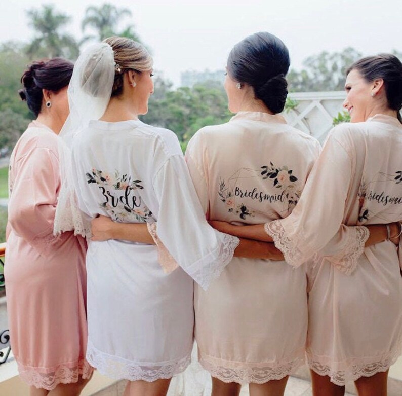 boho bridal robe