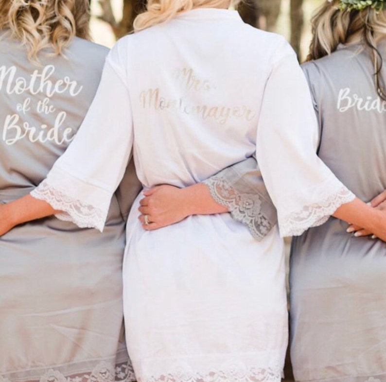 Mother of the Bride Gift, Mother of the Bride Robe, Mother of the Groom Gift, Mother of the Groom Robe, Bridal Robe, Bridesmaid Robes image 4