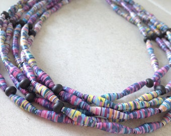Paper Necklace: Geometrics