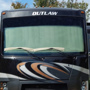 Interior RV Windshield Privacy Shades for Class A RVs (Universal)